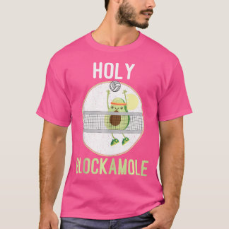 Holy Blockamole Grappige Volleybal Blok Avocado n  T-shirt
