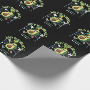 Holy Blockamole Schattige Grappig Volleybal Avocad Cadeaupapier