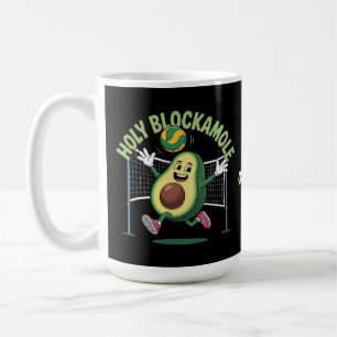 Holy Blockamole Schattige Grappig Volleybal Avocad Koffiemok