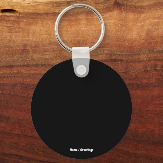 Holy Blockamole Schattige Grappig Volleybal Avocad Sleutelhanger (Achterkant)