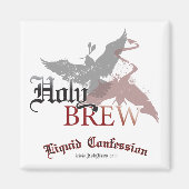 Holy Brew magneet - vierkant (Voorkant)