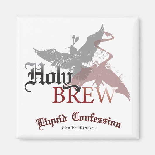 Holy Brew magneet - vierkant (Voorkant)