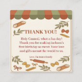 Holy Cannoli! First Birthday  Informatiekaartje (Voorkant)