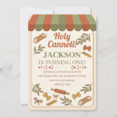 Holy Cannoli! First Birthday  Kaart (Voorkant)