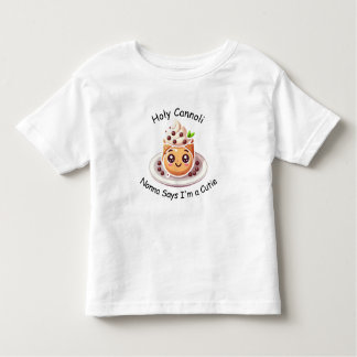 Holy Cannoli Nonna zegt dat ik een schattig T-shir Kinder Shirts