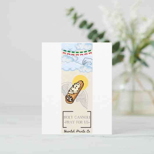 Holy Cannoli Post Kaart (Staand voorkant)