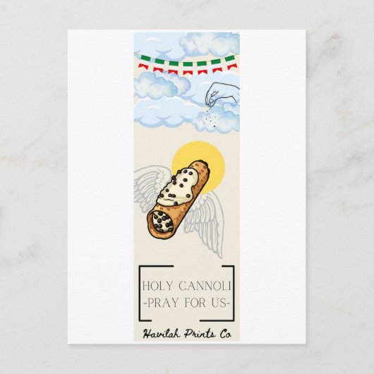 Holy Cannoli Post Kaart (Voorkant)