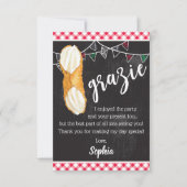 Holy Cannoli - Thank You Note Italian Birthday Bedankkaart (Voorkant)