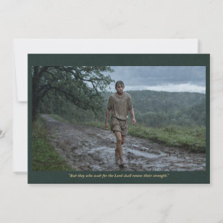Holy Card | Saint Wenceslaus Walking in the Rain Kaart