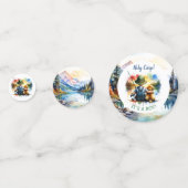 Holy Carp, het is een jongen! Baby Shower Confetti (Voorkanten)