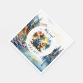 Holy Carp, het is een jongen! Baby Shower Servet (Hoek)