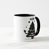 Holy Chrismaroly Mug Cute Floating Christmas Tree Mok (Voorkant rechts)