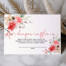 Holy Christmas Berry Baby shower Luier Raffle