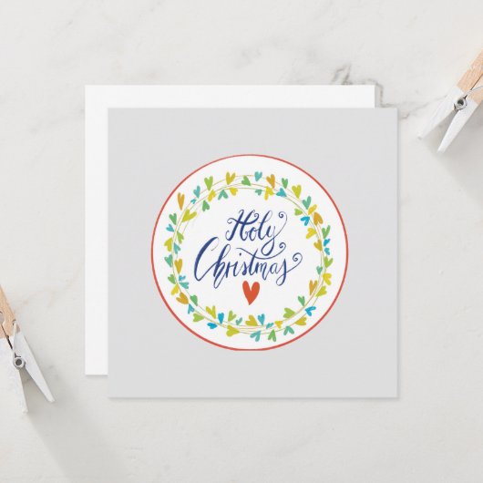 holy christmas card kaart (Voorkant / Achterkant in situ)
