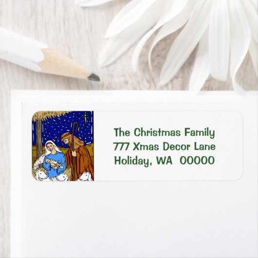 Holy Christmas Kaart Enveloppen Stickers (Insitu)