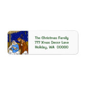 Holy Christmas Kaart Enveloppen Stickers (Voorkant)