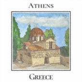 Holy Church of the Virgin Mary Gorgoepikoos Sticker (Voorkant)