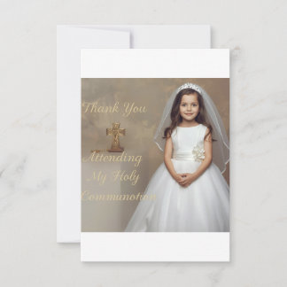 Holy Communion Thank you card Bedankkaart