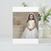 Holy Communion Thank you card  Bedankkaart (Staand voorkant)