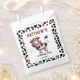 Holy Cow! 1st Birthday | Animal First Birthday  Bedankzakje