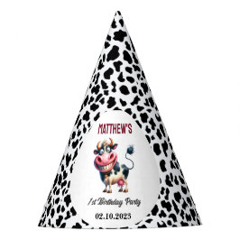 Holy Cow! 1st Birthday | Animal First Birthday  Feesthoedjes