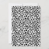 Holy Cow! 1st Birthday | Animal First Birthday  Kaart (Achterkant)