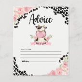 Holy Cow It's a Girl Cute Cow Baby shower (Voorkant)