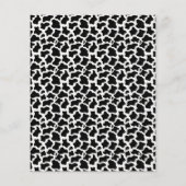 Holy Cow It's a Girl Cute Cow Baby shower (Achterkant)