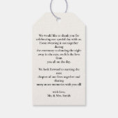 Holy Cow It's a Girl Cute Cow Cadeaulabel (Achterkant)