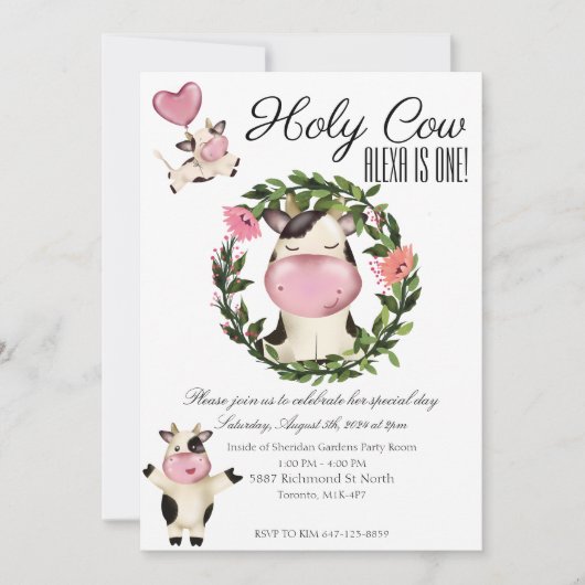 Holy Cow! Kaart (Voorkant)