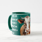 holy Cow Mug Farm Animal Design  Mok (Voorkant links)