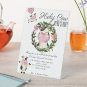 Holy Cow! Reclamebord Met Voetstuk (Insitu)