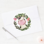 Holy Cow! Ronde Sticker (Envelop)