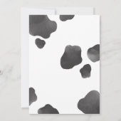 Holy Cow She's Getting Married Bridal Shower Kaart (Achterkant)