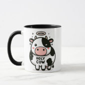 Holy Cow Zen Mug – Cute Moo with Halo Mok (Links)