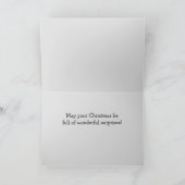 Holy crap, het is de kerstboom van Santa Kitten Ka Feestdagen Kaart (Binnen)