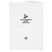 Holy Crepe French Flag 40th Birthday Card (Achterkant)