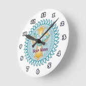 Holy Dove Christelijk Cross klok (Hoek)