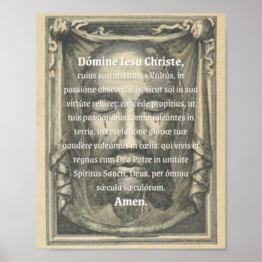 Holy Face Collect Print (Voorkant)