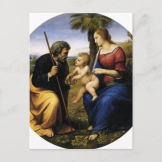 Holy Family by Raphael Briefkaart