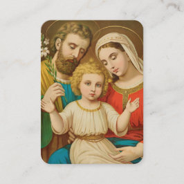 Holy Family Catholic Prayer Card Plaatskaartje