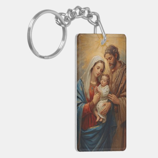 Holy Family Christmas Keychain (Voorkant Links)