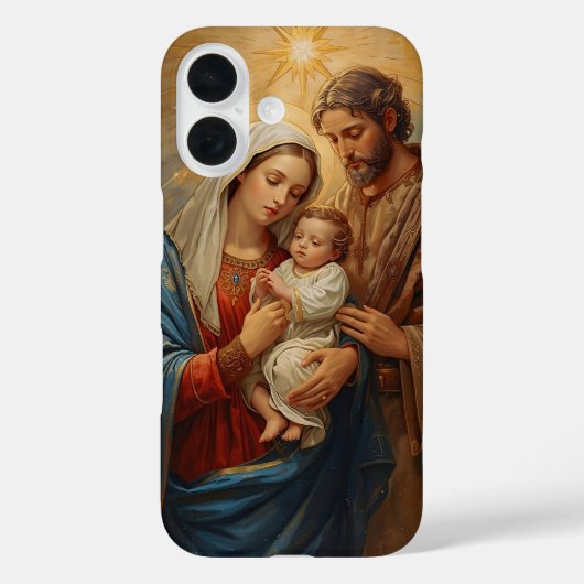 Holy Family Christmas Phone Case For Faithful Holi (Achterkant)
