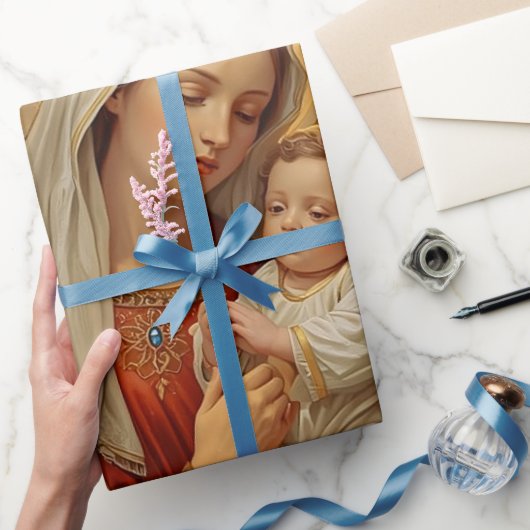 Holy Family Christmas Wrapping Paper For gift pack Cadeaupapier (Geschenken)