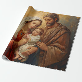Holy Family Christmas Wrapping Paper For gift pack Cadeaupapier