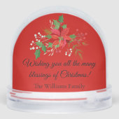 Holy Family Nativity Scene Snow Globe Sneeuwbol (Achterkant)