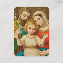 Holy Family Prayer Card with Family Blessing Plaatskaartje