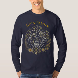 Holy Family Shirt met lange mouwen – Honeycomb Des