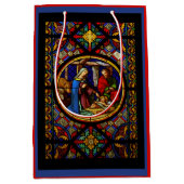 Holy Family "Stained Glass" Medium Cadeauzakje (Voorkant)