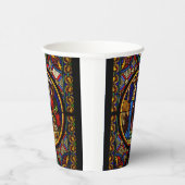 Holy Family "Stained Glass"  Papieren Bekers (Rechts)